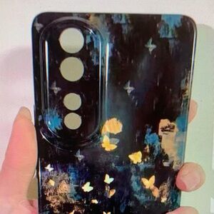 Case-Mate Butterfly Design Phone Case - Black and Gold